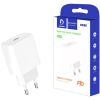Зарядное устройство Denmen USB-C PD20W 3.6A white (DM-DC06-WH) - Изображение 3