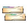 Модуль пам'яті для комп'ютера DDR5 32GB (2x16GB) 6400 MHz Trident Z5 Royal Gold G.Skill (F5-6400J3039G16GX2-TR5G) Модуль пам'яті для комп'ютера DDR5 32GB (2x16GB) 6400 MHz Trident Z5 Royal Gold G.Skill (F5-6400J3039G16GX2-TR5G) - Зображення 1