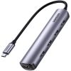 Концентратор Ugreen USB-C to 4xUSB 3.0 + HDMI CM417 gray (20197) - Зображення 1