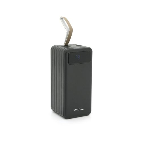 Батарея універсальна ACL 80000mAh, 4xUSB, 4 кабеля(USB/Micro/Type-C/Lighting), 1,4кг, Black (PW-94)