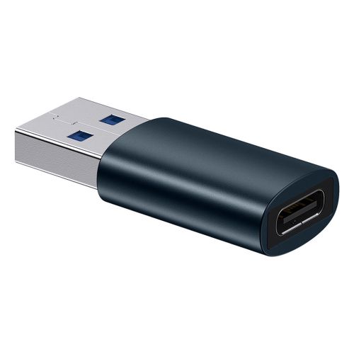Переходник USB 3.1 M to USB-C F blue Baseus (ZJJQ000103)