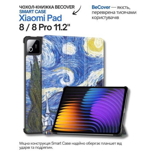 Чохол до планшета BeCover Smart Case Xiaomi Pad 8 / 8 Pro 11.2 Night (714589)