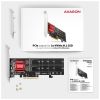 Контролер AXAGON PCIe to 2xNVMe M.2 controller (PCEM2-ND) - Зображення 2