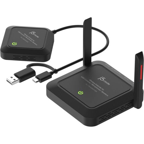 Адаптер extender 25m WIFI 2xUSB-A + USB-C + 3.5mm J5create (JVW120-N)