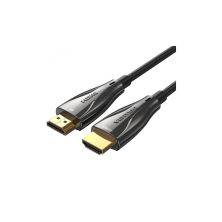 Кабель мультимедийный HDMI M to HDMI M 60.0m V2.1 Optical 8K 60Hz 48Gbps Dolby 7.1 black VENTION (ALBBAE)