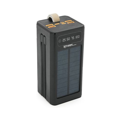 Батарея універсальна 7GO 50000mAh PD/22.5 Solar Black (GPW-01 / 45006)