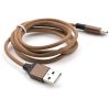 Дата кабель USB 2.0 AM to Type-C nylon 1m brown Vinga (VCPDCTCNB21BR) - Изображение 2
