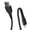 Дата кабель ColorWay USB 2.0 AM to Micro 5P 1.0m led black (CW-CBUM034-BK) - Зображення 2