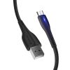 Дата кабель ColorWay USB 2.0 AM to Micro 5P 1.0m led black (CW-CBUM034-BK) - Изображение 3