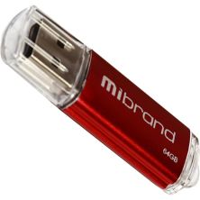 USB флеш накопичувач Mibrand 64GB Cougar Red USB 2.0 (MI2.0/CU64P1R)