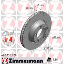Тормозной диск ZIMMERMANN 460.1583.20