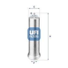 Фільтр паливний UFI 31.851.00