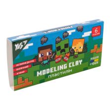 Пластилін Yes Minecraft 6 кольорів 120 г (540628)