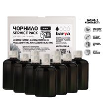 Чернила Barva HP GT53 10x100 мл, Pigm. Black, Service Pack (HGT53-1SP-B)