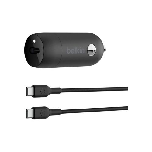 Зарядний пристрій Belkin USB-C 30W PD PPS + cable USB-C 1m (CCA004BT1MBK-B6)