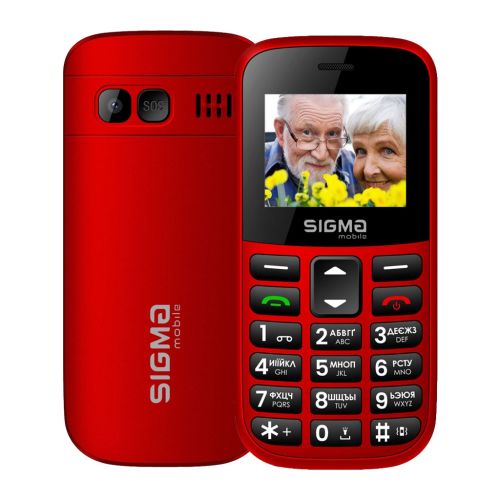 Мобильный телефон Sigma Comfort 50 EASY TYPE-C Red (4827798585221)