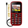 Мобильный телефон Sigma Comfort 50 EASY TYPE-C Red (4827798585221) - Изображение 1