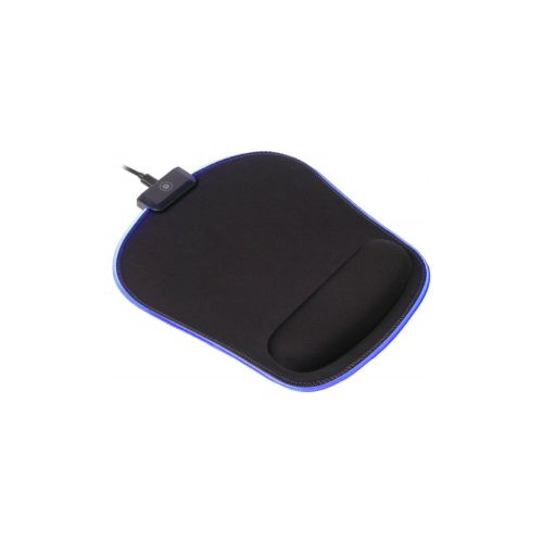 Коврик для мышки Maxxter MMP-LEDPAD-BK RGB Black (MMP-LEDPAD-BK)