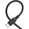 Дата кабель USB-C to USB-C 1.0m Cool silicone X90 black HOCO (6931474788443) - Зображення 1