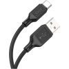 Дата кабель USB-C to USB-C 1.0m Cool silicone X90 black HOCO (6931474788443) - Зображення 2