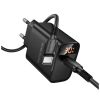 Зарядное устройство BOROFONE BA97A Ilustre USB-C PD30W digital display + cable USB-C to USB-C Black (6941991120503) - Изображение 3