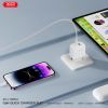 Зарядний пристрій XO L138 48W USB-C PD30W + USB-A QC18W White (L138_White) - Зображення 3