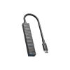 Концентратор XO USB-C 4-in-1 порти XO HUB014B.black (HUB014B.black) - Зображення 1