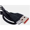 Дата кабель USB 2.0 AM to Micro 5P 1.0m 2.4A silicone black Denmen (DM-D01V-BK) - Зображення 2