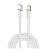 Дата кабель USB-C to Lightning 2.0m PD 27W braided gray ColorWay (CW-CBPDCL068-GR) - Зображення 1