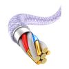 Дата кабель USB 2.0 AM to Lightning 1.0m 2.4A purple Baseus (CALD000405) - Зображення 3