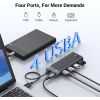 Концентратор Ugreen USB 3.0 to 4xUSB 3.2 Gen1 CM653 black (15548) - Изображение 2