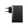 Зарядний пристрій Baseus 2xUSB-C 140W + 1xUSB GaN + cable USB-C to USB-C black (CCGP100201) - Зображення 2