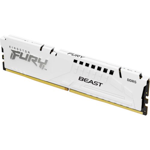 Модуль пам'яті для комп'ютера DDR5 16GB 6000 MHz Beast White EXPO Kingston Fury (ex.HyperX) (KF560C36BWE2-16)