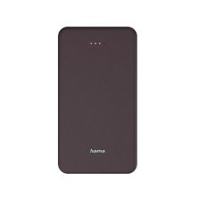 Батарея універсальна Hama 20000mAh, 15W/5V/3A, USB-C, USB-A, plum (00201715)