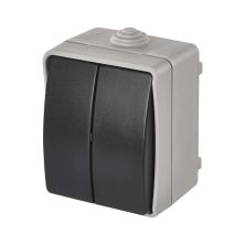 Вимикач EMOS C.5 IP54 подвійний (A1398.1)