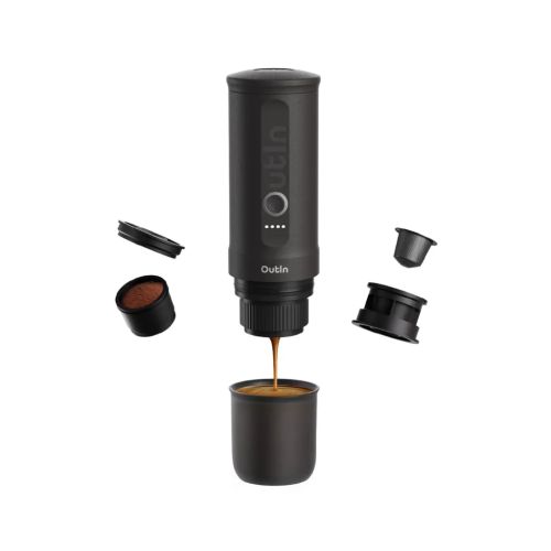 Кофеварка кемпинговая Outin Nano Espresso Machine OTEM-01 Space Grey (OTEM-01-SG)