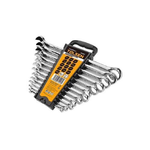 Ключ Tolsen комбинированный 12 шт дюймовый 1/4-15/16 Профи (15487)