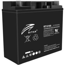 Батарея к ИБП Ritar AGM RT12180B, 12V-18Ah, Black (RT12180B)