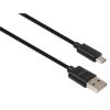 Дата кабель USB 2.0 AM to Micro 5P 1.8m Spring black Vinga (VCPDCMS1.8BK) - Зображення 1
