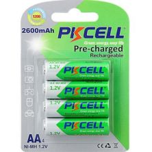 Аккумулятор PkCell AA R6 NiMH 2600mAh * 4 (PC/AA2600-4BA)