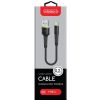 Дата кабель USB 2.0 AM to Type-C 0.2m CBFLEXT0 black Intaleo (1283126487446) - Зображення 1