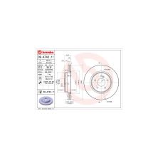 Тормозной диск Brembo 09.A742.11