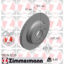 Тормозной диск ZIMMERMANN 150.3432.20