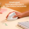 Мишка Logitech Lift for Mac Vertical Ergonomic Mouse Off White (910-006477) - Зображення 2