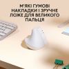 Мишка Logitech Lift for Mac Vertical Ergonomic Mouse Off White (910-006477) - Зображення 3