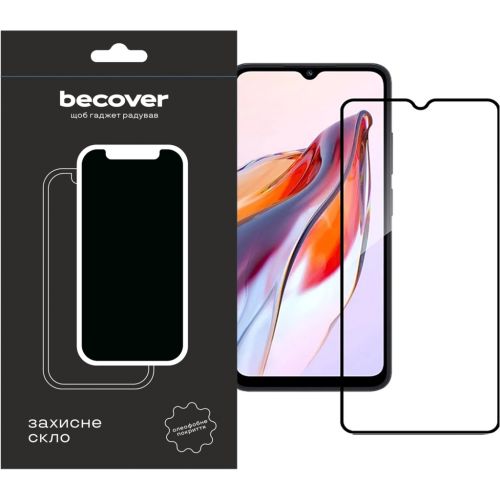 Стекло защитное BeCover Tecno Spark 10C (KI5k) Black (709747)