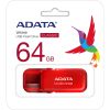 USB флеш накопичувач ADATA 64GB AUV 240 Red USB 2.0 (AUV240-64G-RRD) - Зображення 2