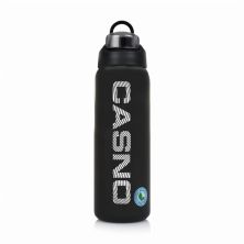 Пляшка для води Casno 1000 мл KXN-1247 Чорна (KXN-1247_Black)