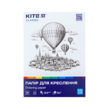 Бумага для чертежа Kite А4 Classic 200г/м2, 10 листов (K-269)