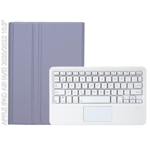 Чехол для планшета BeCover Keyboard+TouchPad Apple iPad Air (4/5) 2020/2022 10.9 Purple (712374)